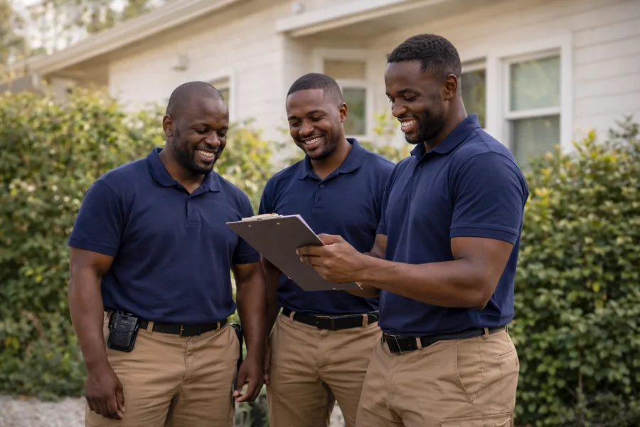 NEFRA team quoting a property job
