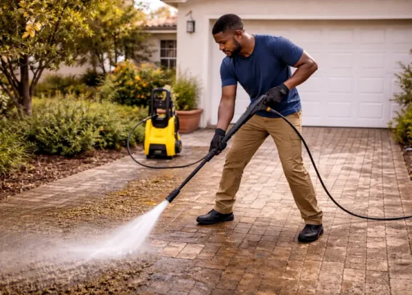 Driveway Pressure Wash