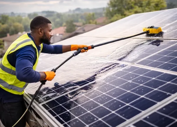 Solar Panel Washing